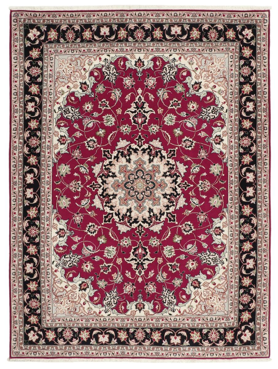 Tappeto persiano Tabriz 50Raj 199x150 199x150, Tappeto persiano Annodato a mano