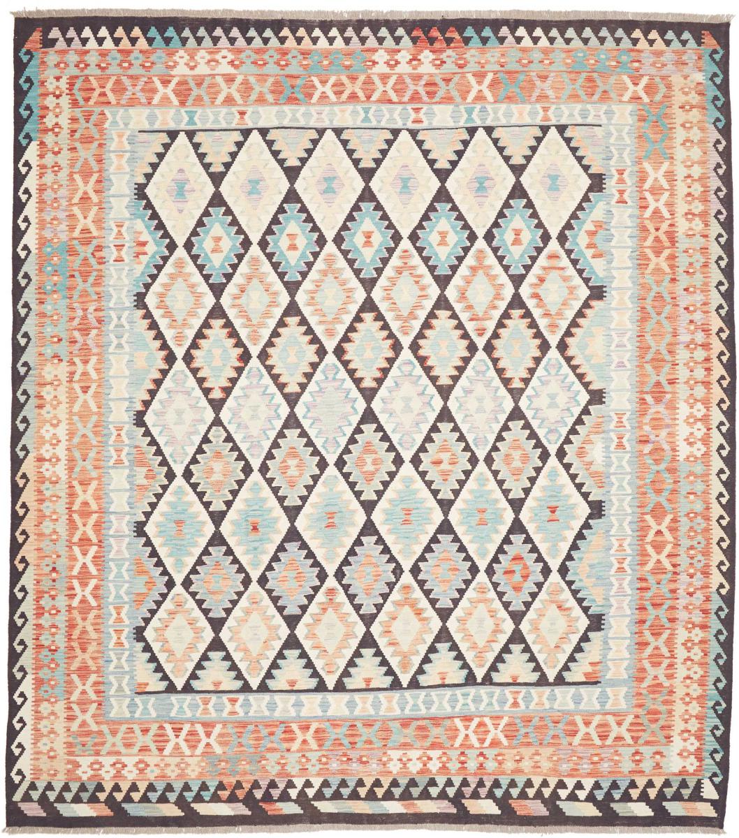 Afgán szőnyeg Kilim Afgán 291x261 291x261, Perzsa szőnyeg Kézzel szőtt