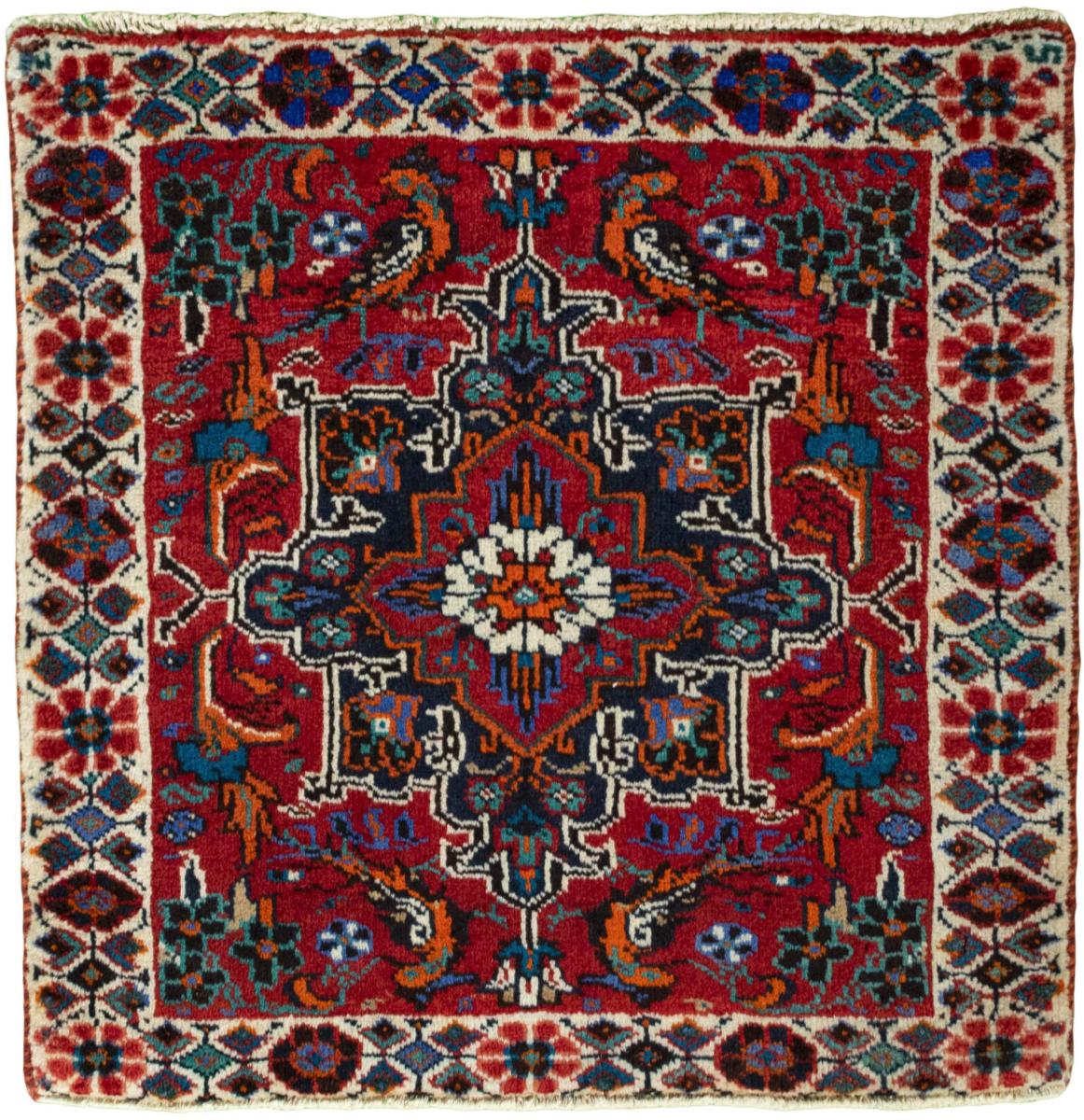 Tapis persan Shiraz 66x68 66x68, Tapis persan Noué à la main