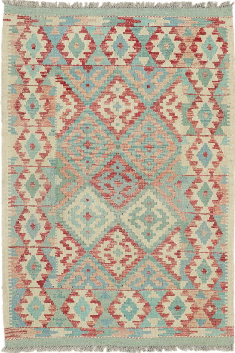 Tapete afegão Kilim Afegão Heritage 4'10"x3'5" 4'10"x3'5", Tapete persa Tecido à mão