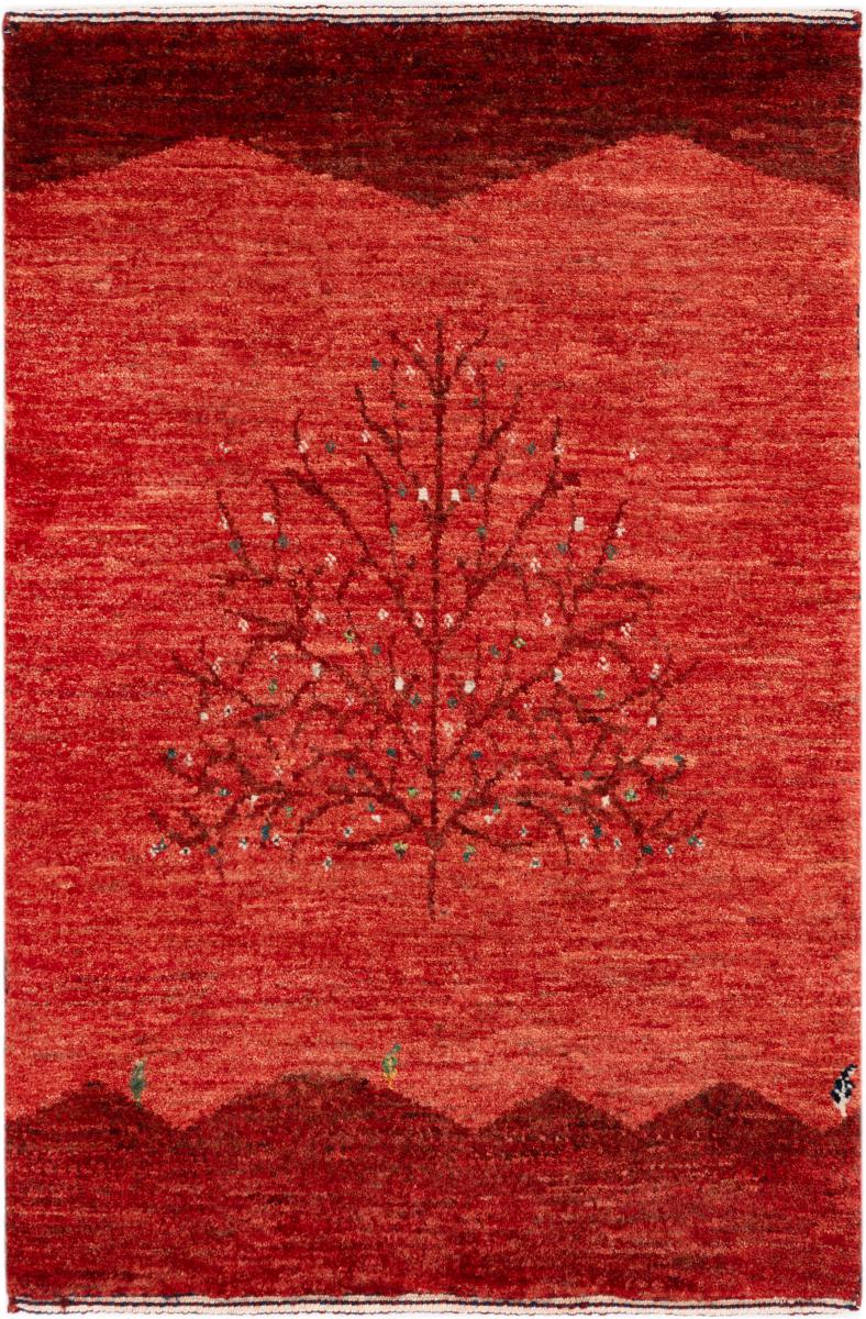 Tapis persan Persan Gabbeh Loribaft Atelier 92x63 92x63, Tapis persan Noué à la main