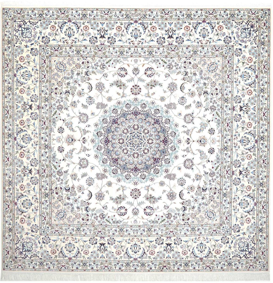 Persian Rug Nain 6La 211x215 211x215, Persian Rug Knotted by hand