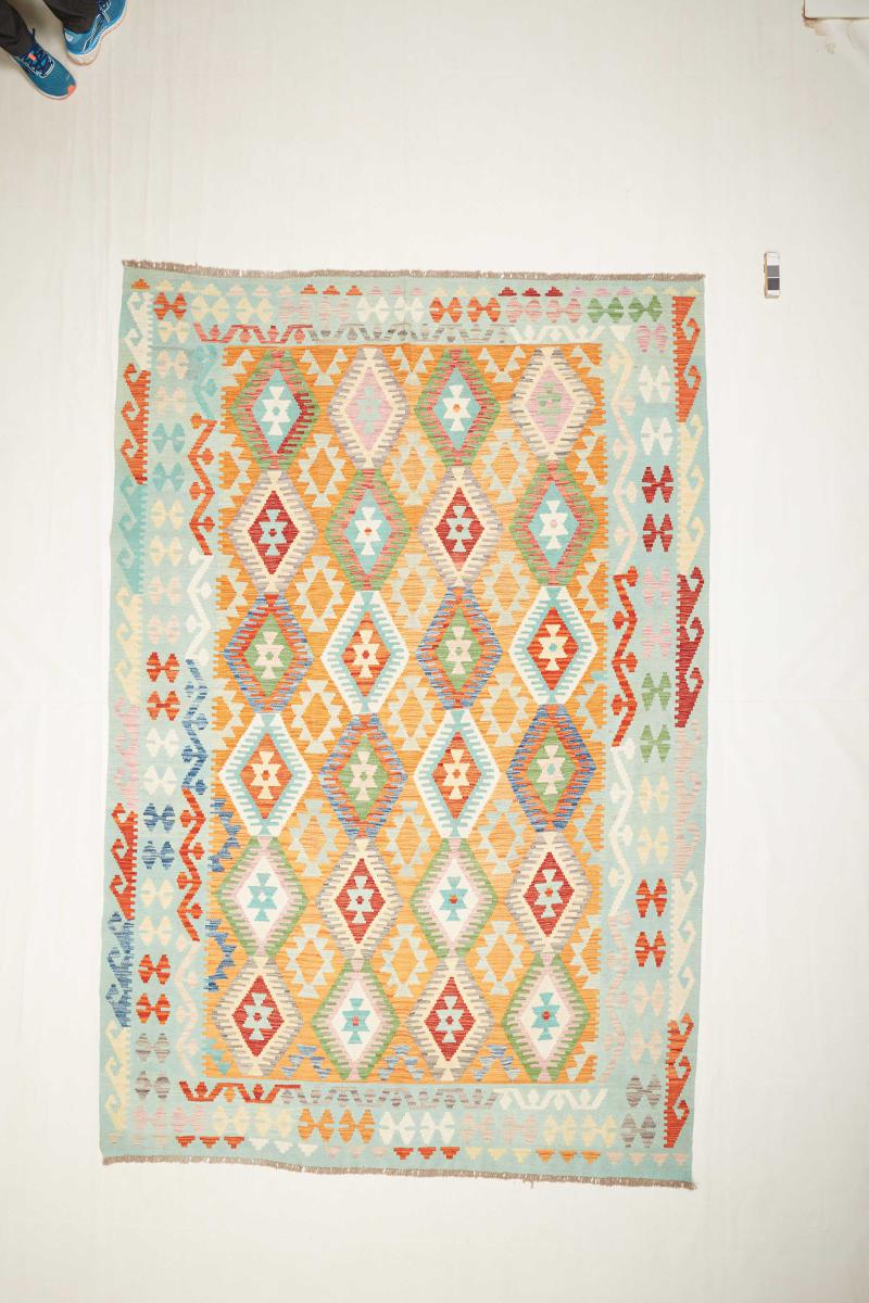 Tapete afegão Kilim Afegão 295x199 295x199, Tapete persa Tecido à mão