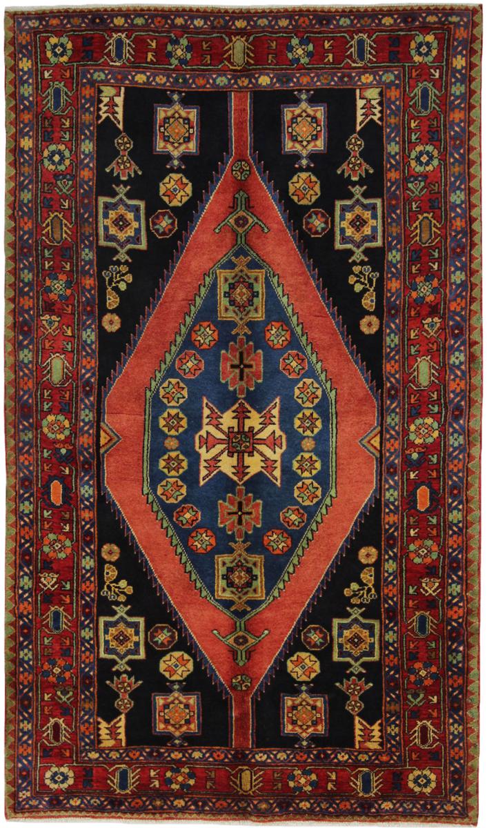 Persisk tæppe Hamadan 227x136 227x136, Persisk tæppe Knyttet i hånden