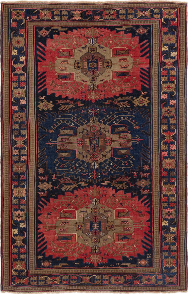 Alfombra rusa Kazak Vieja 243x154 243x154, Alfombra persa Anudado a mano