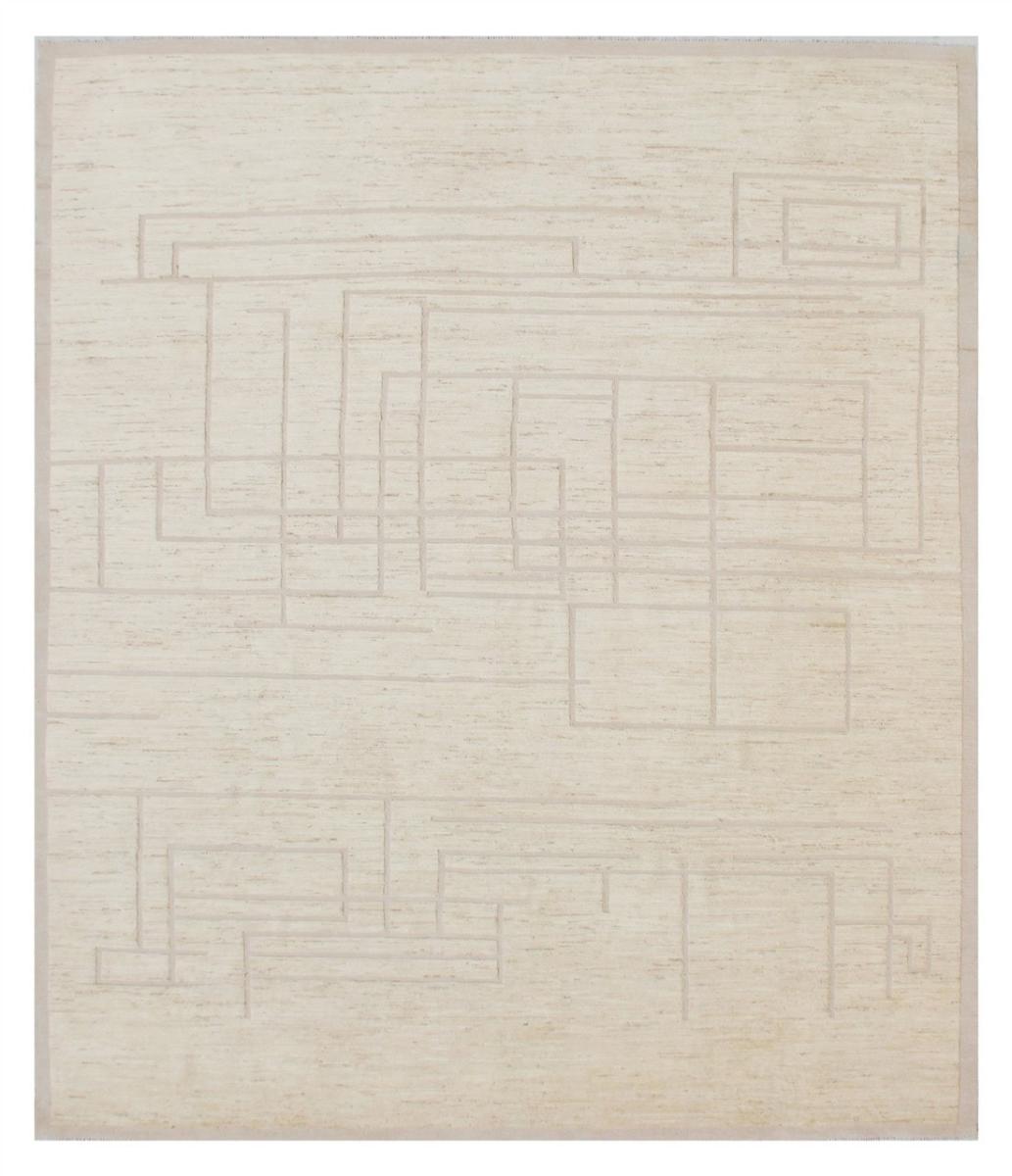 Alfombra afgana Berber Contemporary 441x344 441x344, Alfombra persa Anudado a mano