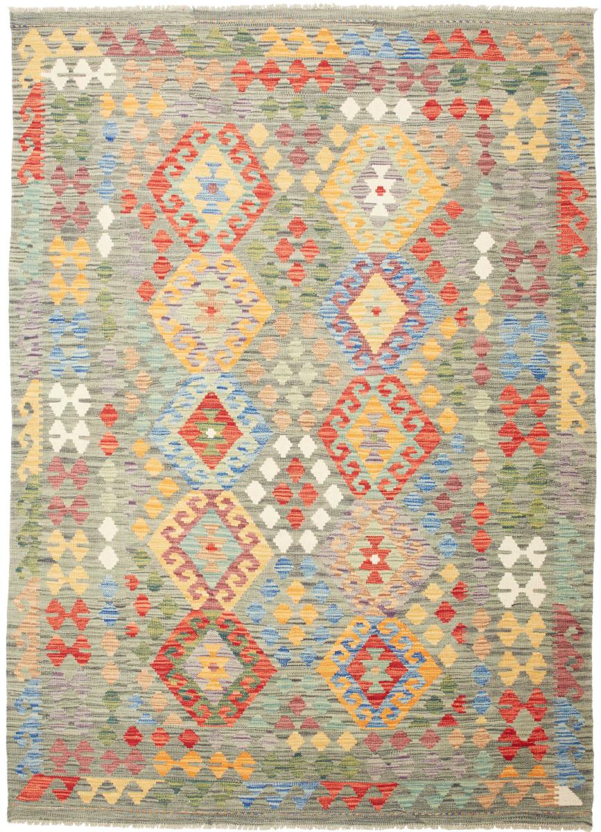 Tapis afghan Kilim  Afghan 238x168 238x168, Tapis persan Tissé à la main
