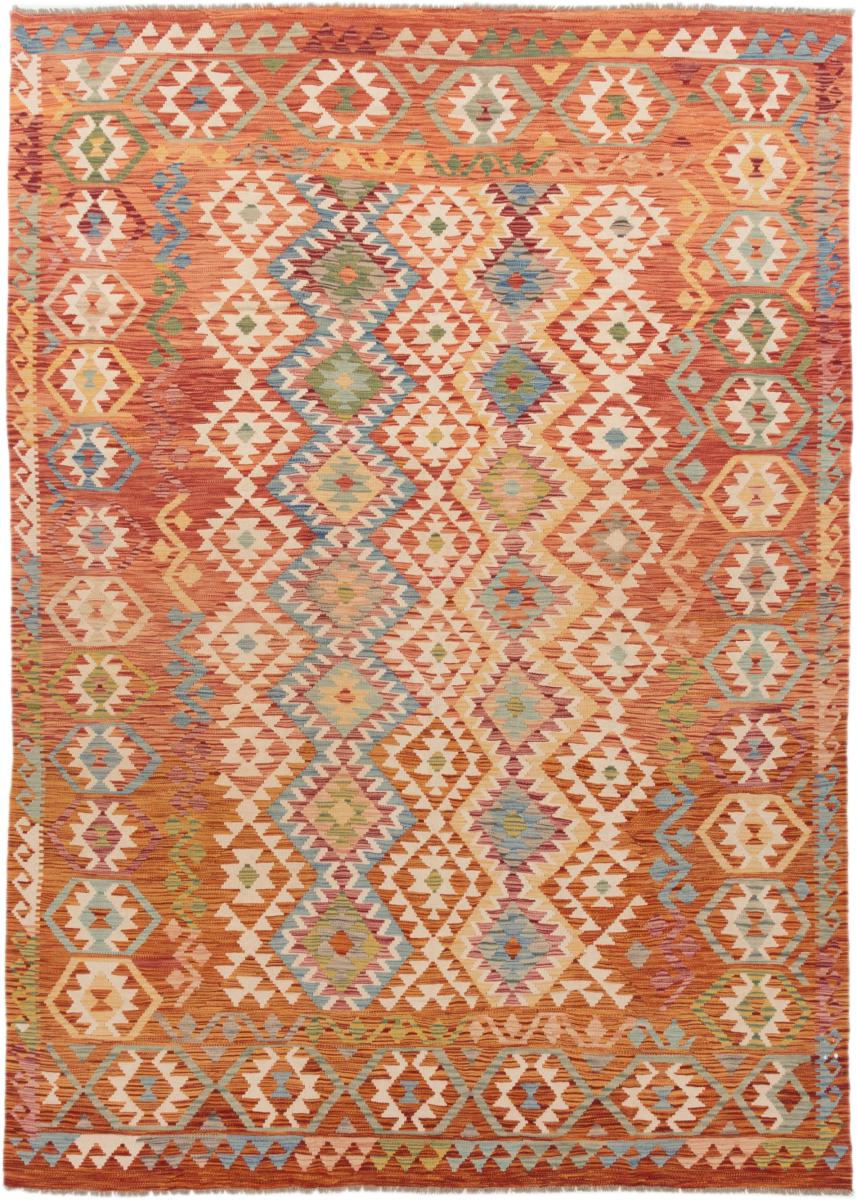 Tapete afegão Kilim Afegão 342x245 342x245, Tapete persa Tecido à mão