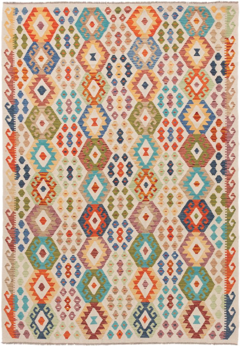 Tapete afegão Kilim Afegão 295x204 295x204, Tapete persa Tecido à mão