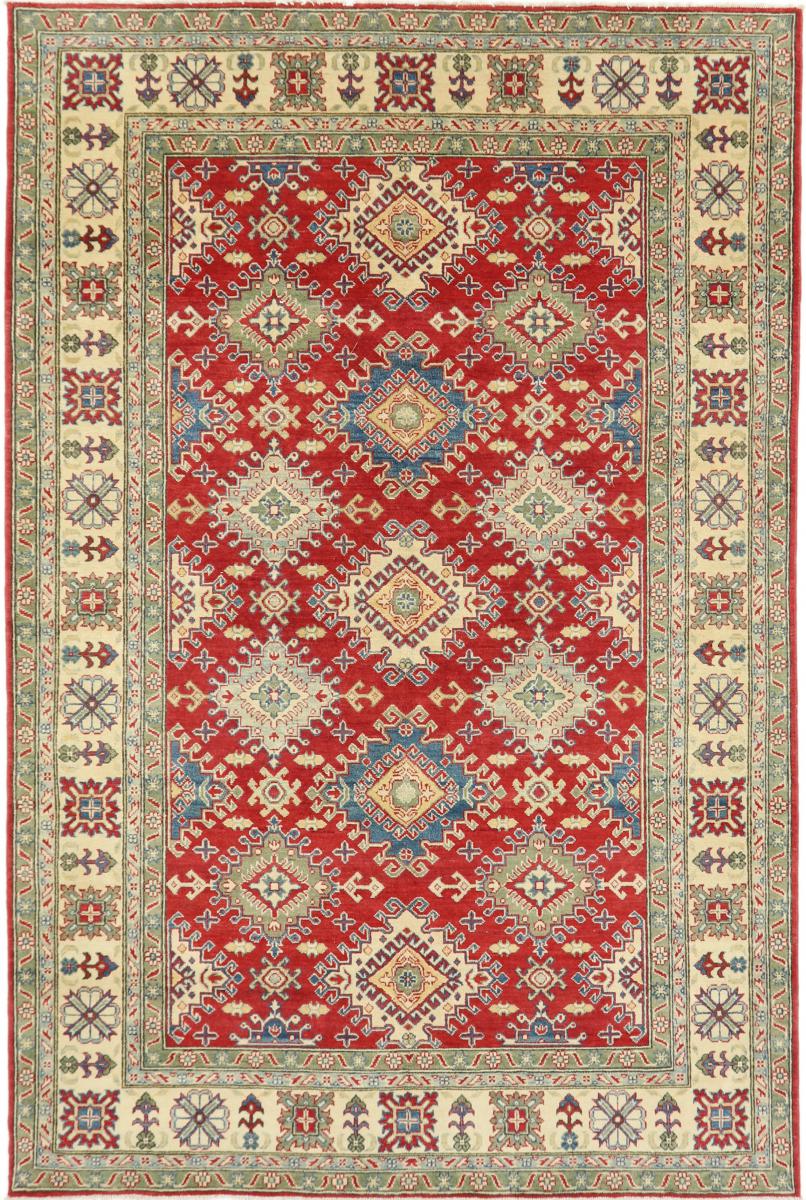 Afghanischer Teppich Kazak 300x200 300x200, Perserteppich Handgeknüpft