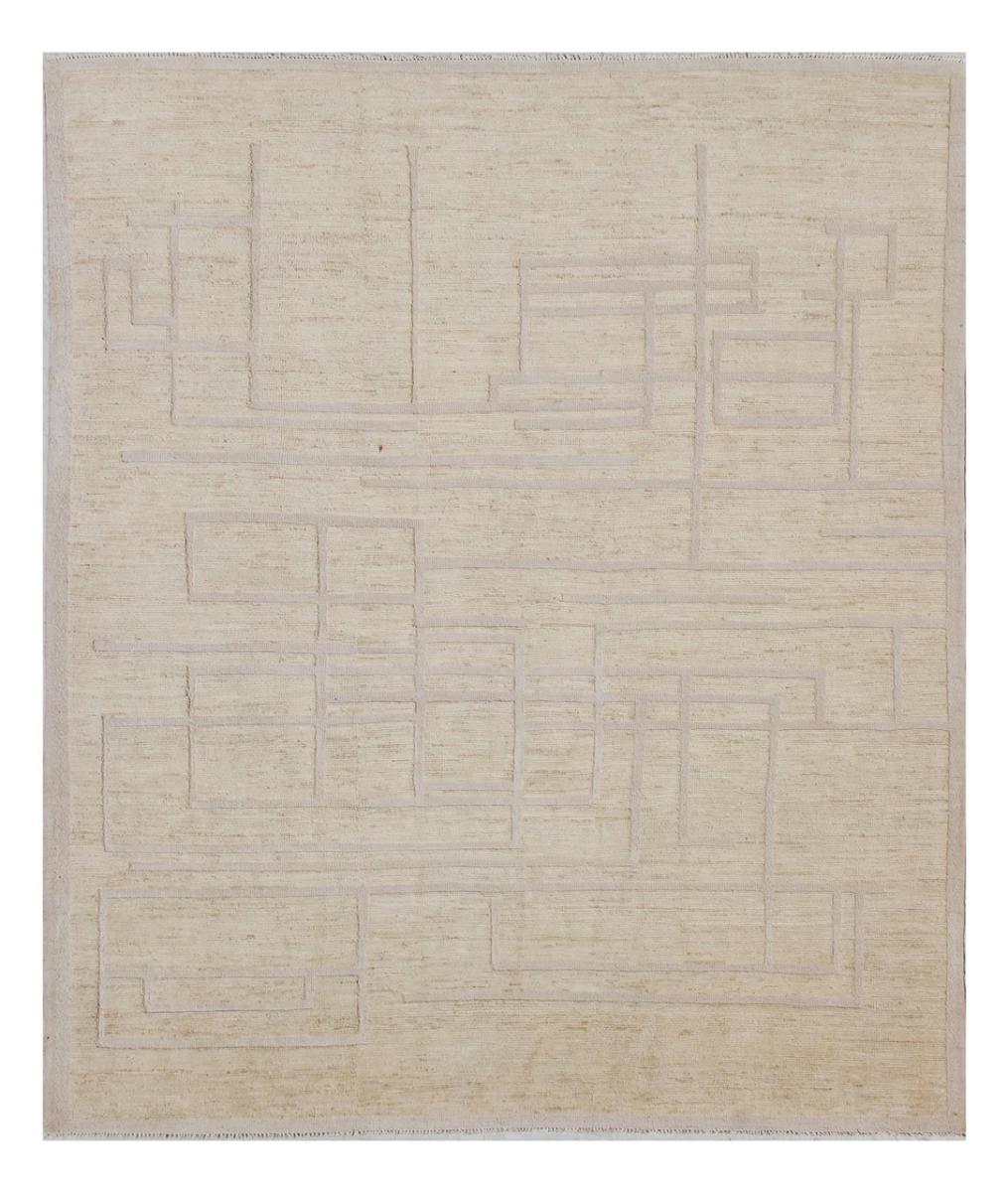 Afganistan-matto Berber Contemporary 291x248 291x248, Persialainen matto Solmittu käsin