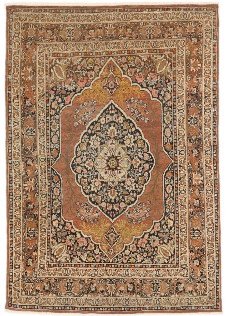 Tapete persa Tabriz Haj Jalili Velho 174x121 174x121, Tapete persa Atado à mão