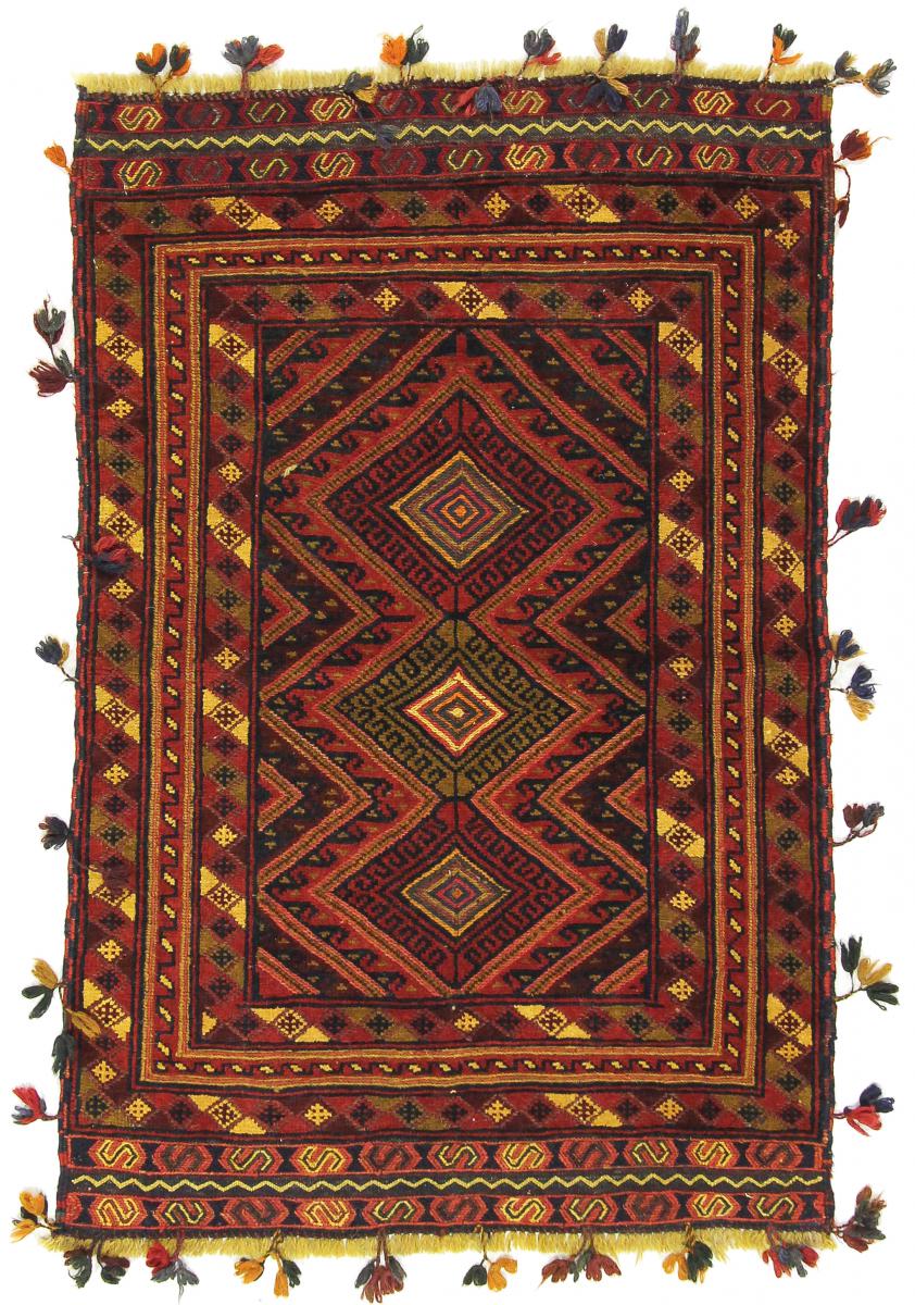 Tapis afghan Kilim Afghan 117x74 117x74, Tapis persan Tissé à la main