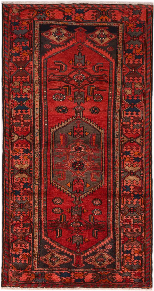 Tapis persan Sandjan 211x112 211x112, Tapis persan Noué à la main