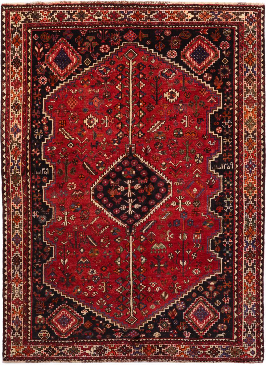 Tapete persa Shiraz 245x179 245x179, Tapete persa Atado à mão