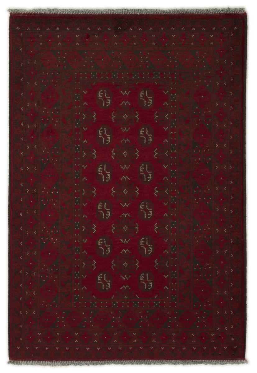 Afghansk tæppe Afghan Akhche 145x101 145x101, Persisk tæppe Knyttet i hånden