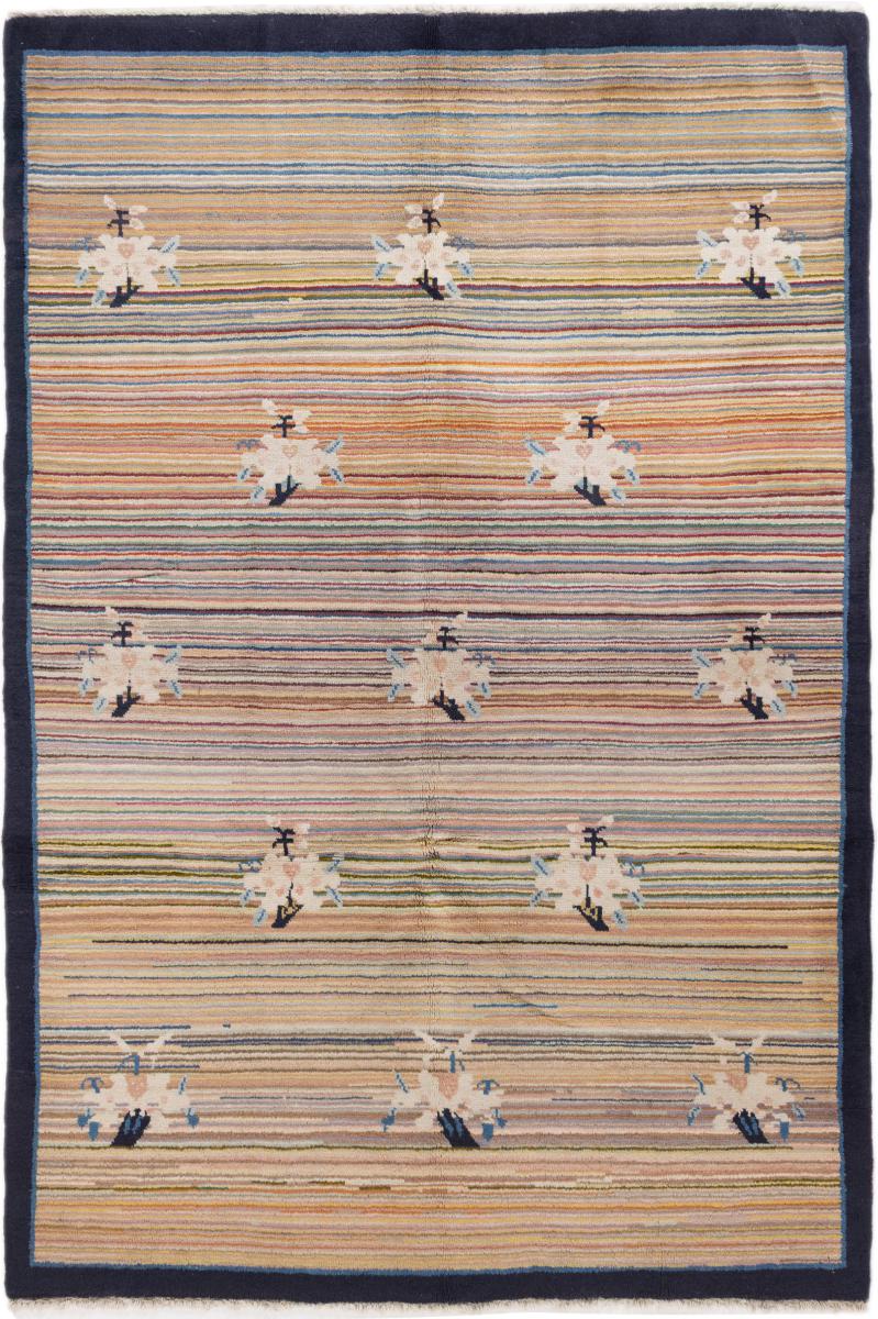 Tappeto cinese Cinesi Ninxia Vegeta Vecchio 183x122 183x122, Tappeto persiano Annodato a mano