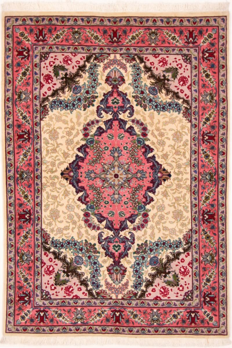 Tapete persa Tabriz 50Raj 146x101 146x101, Tapete persa Atado à mão