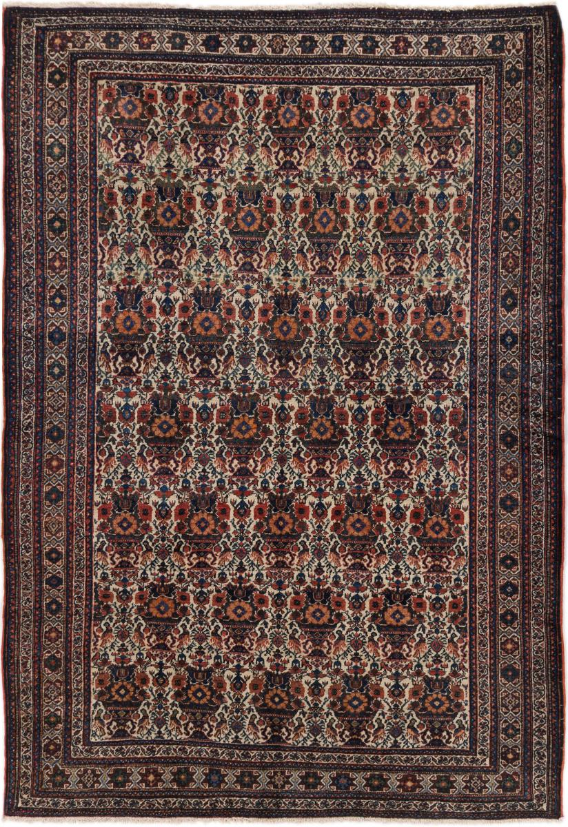 Persian Rug Afshar Old 208x145 208x145, Persian Rug Knotted by hand