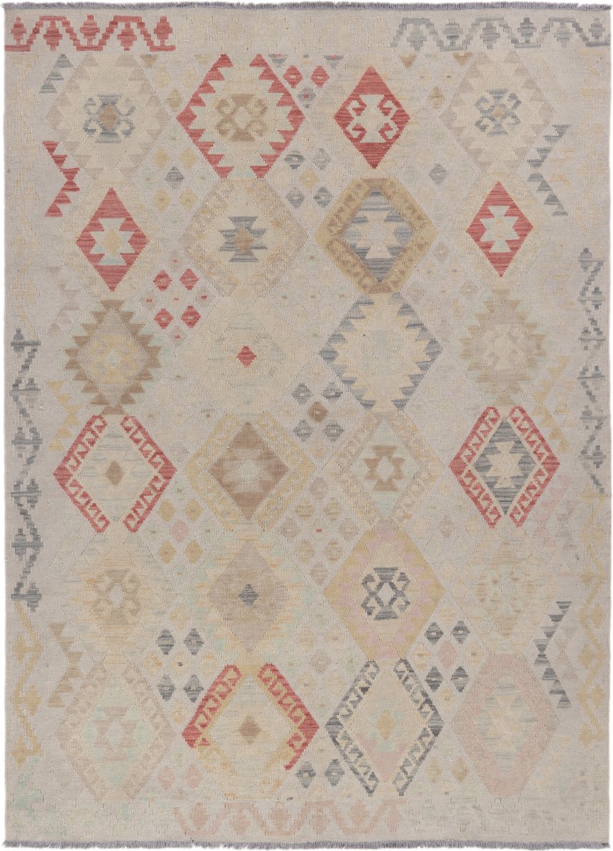 Afghaans tapijt Kilim Afghan 227x165 227x165, Perzisch tapijt Handgeweven