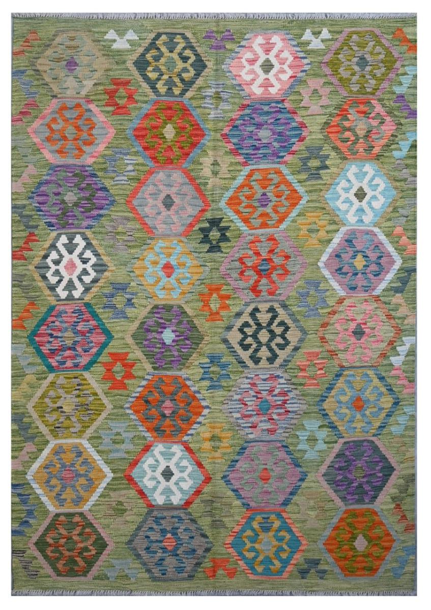 Afghan rug Kilim Afghan 246x174 246x174, Persian Rug Woven by hand