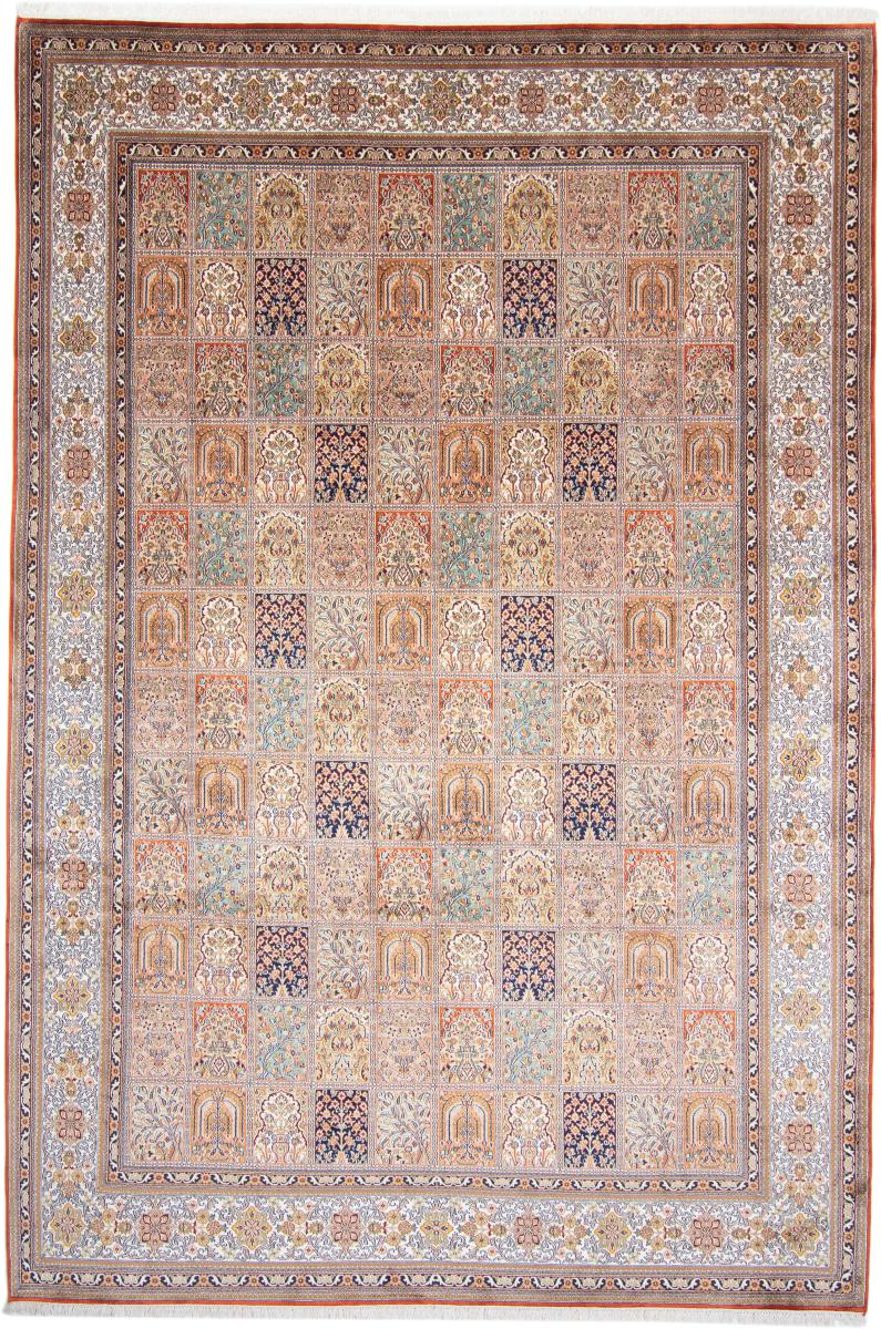 Tappeto indiano Cachemire di Seta 352x239 352x239, Tappeto persiano Annodato a mano