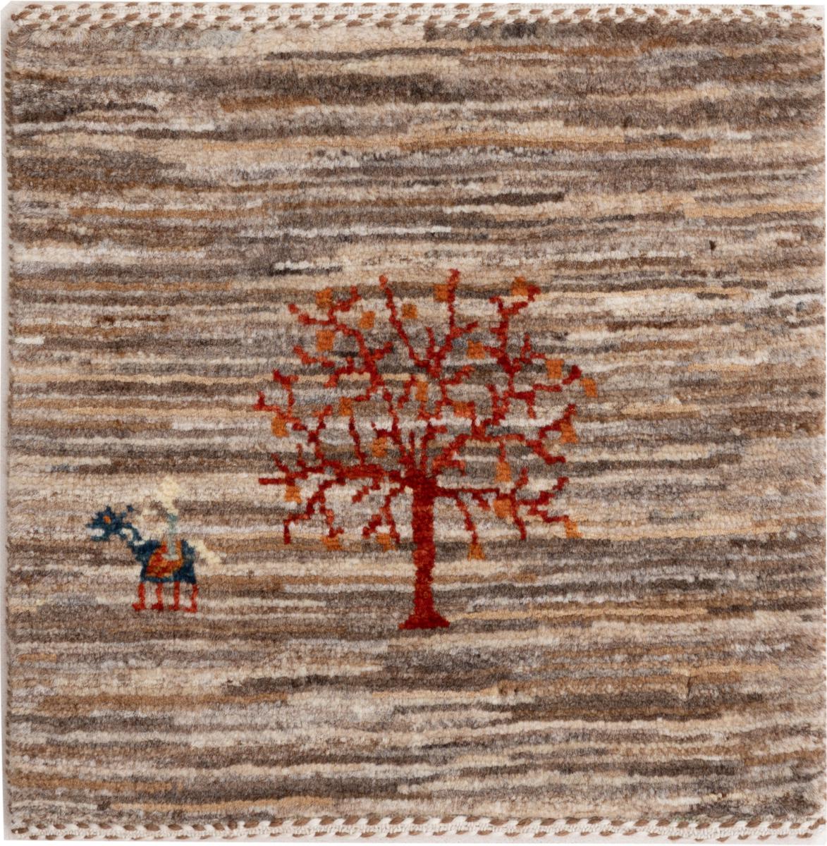 Persisk tæppe Persisk Gabbeh Loribaft Nowbaft 39x39 39x39, Persisk tæppe Knyttet i hånden