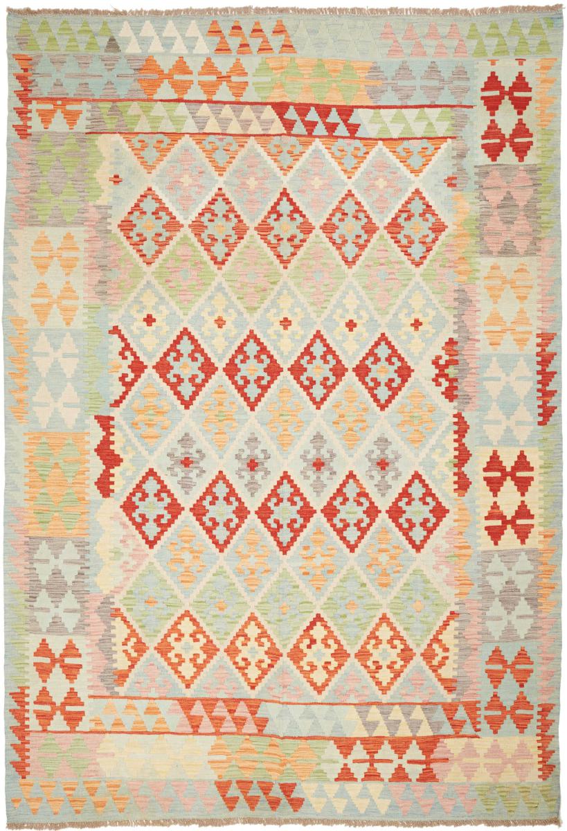 Tapete afegão Kilim Afegão 292x203 292x203, Tapete persa Tecido à mão