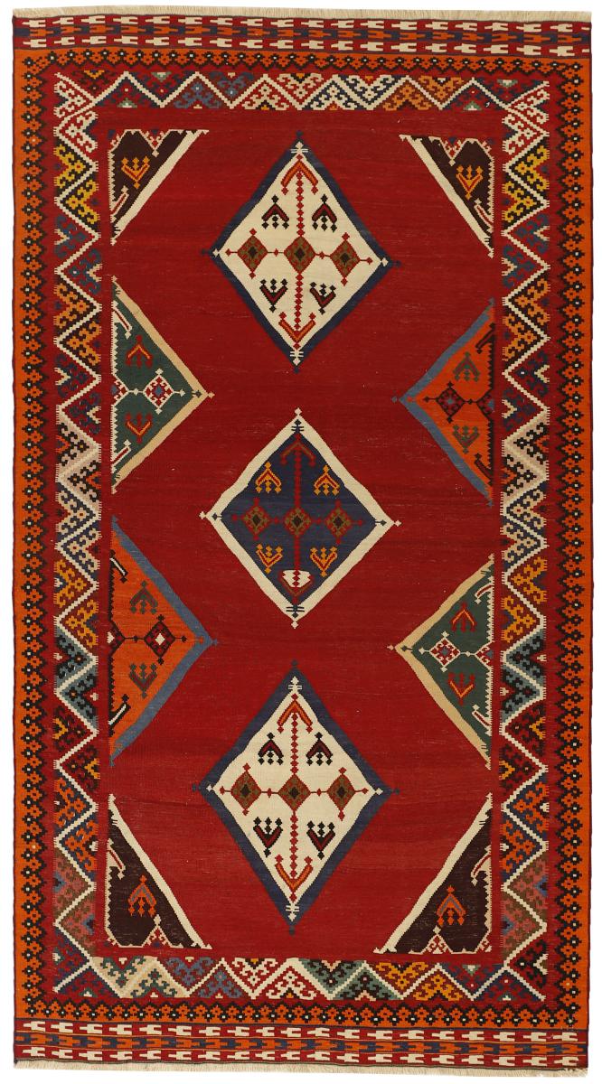 Persisk tæppe Kelim Fars 309x163 309x163, Persisk tæppe Håndvævet