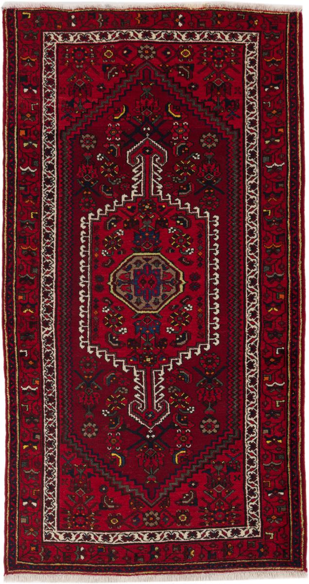 Tappeto persiano Hamadan 202x109 202x109, Tappeto persiano Annodato a mano