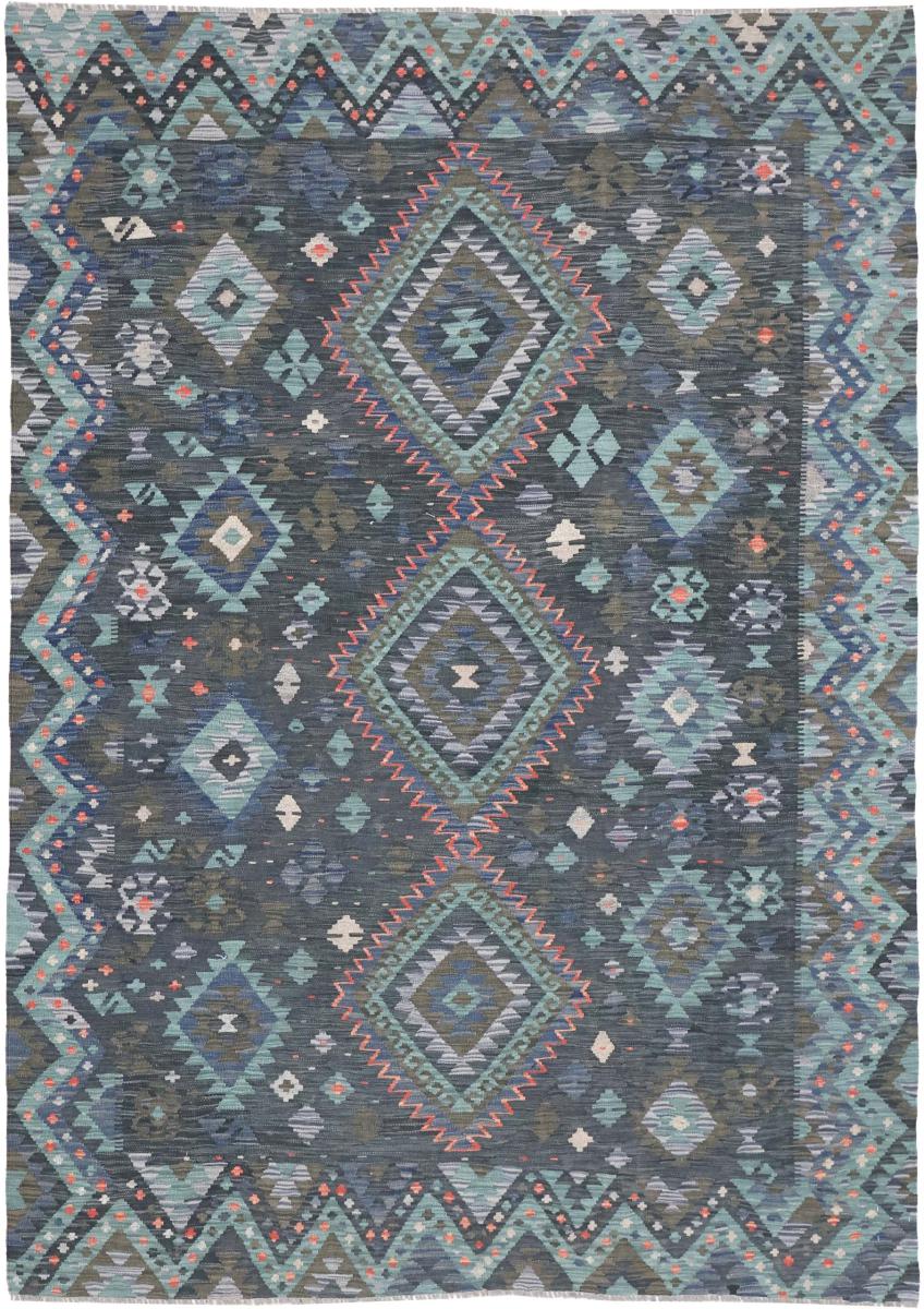Tapis afghan Kilim Afghan 289x210 289x210, Tapis persan Tissé à la main