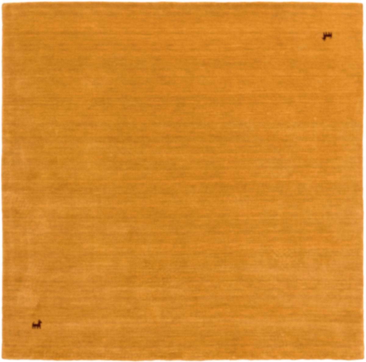 Intialainen matto Loom Gabbeh  Gold 151x149 151x149, Persialainen matto Loom käsinsolmittu