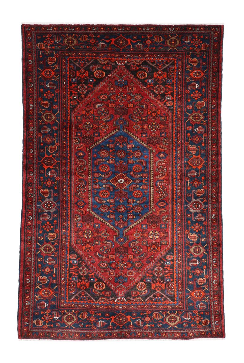 Perzisch tapijt Khamseh 211x138 211x138, Perzisch tapijt Handgeknoopt