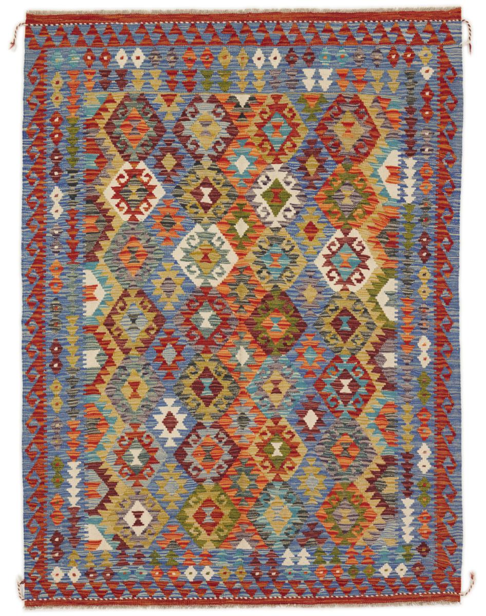 Tapete afegão Kilim Afegão 205x151 205x151, Tapete persa Tecido à mão