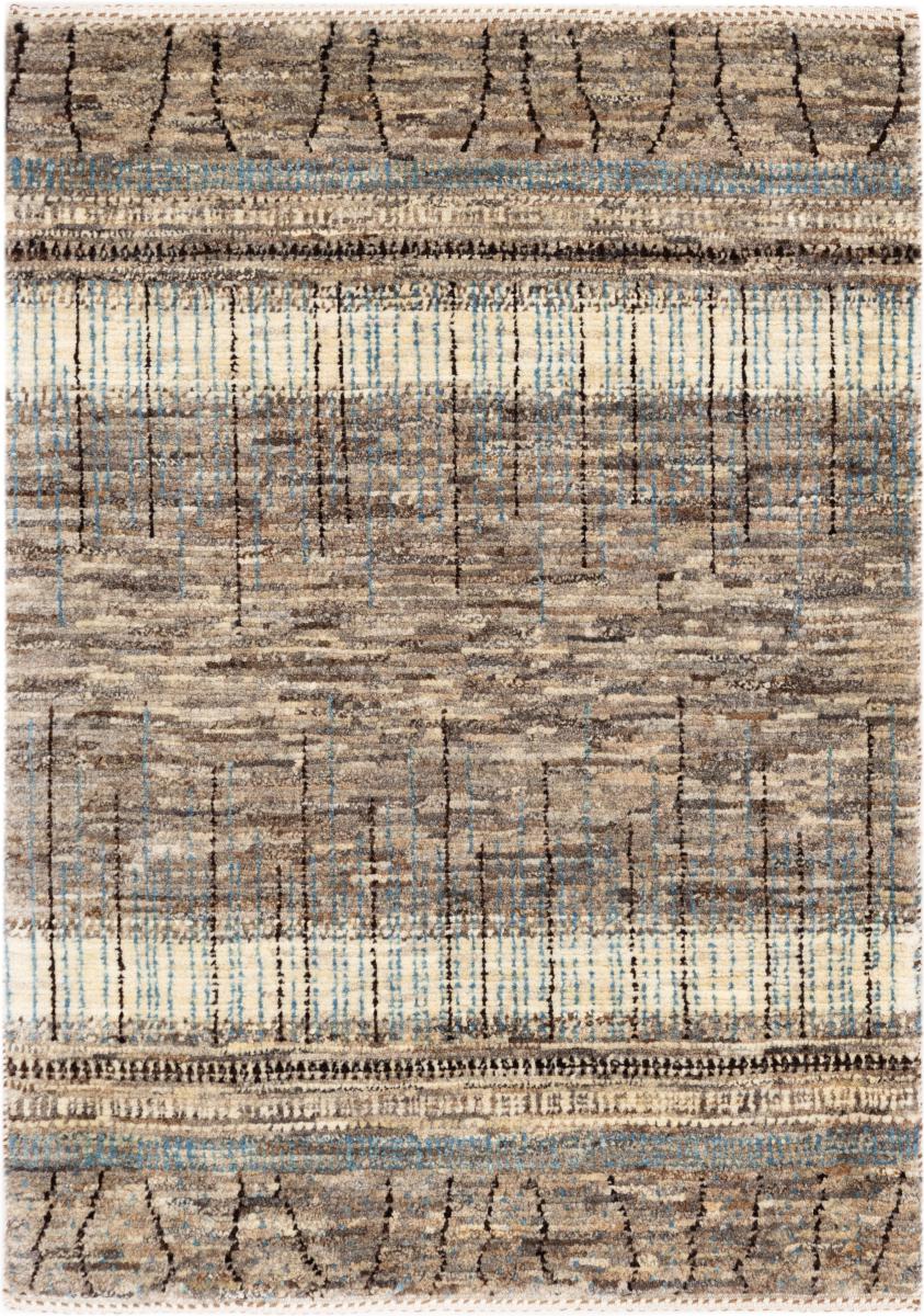 Tappeto persiano Persiano Gabbeh Loribaft Natura 91x66 91x66, Tappeto persiano Annodato a mano