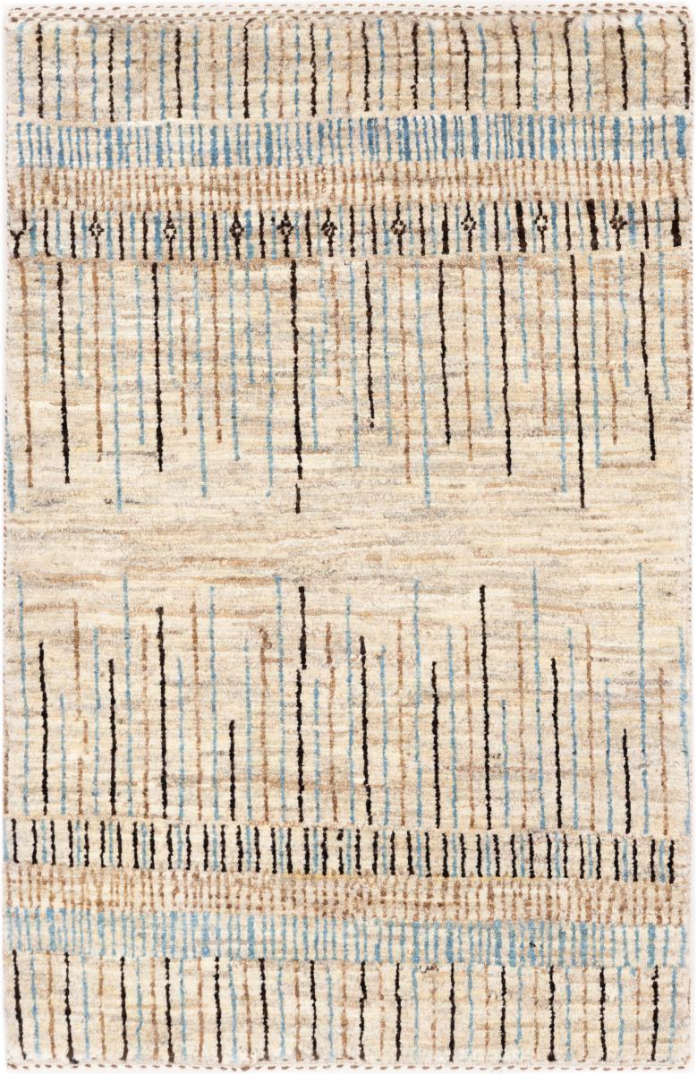 Tapis persan Persan Gabbeh Loribaft Natura 94x59 94x59, Tapis persan Noué à la main