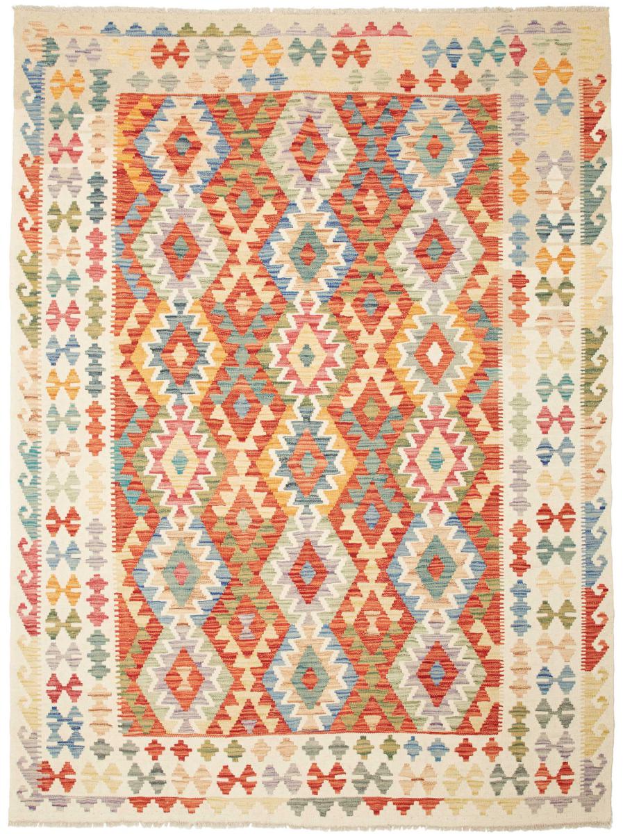 Afghanischer Teppich Kelim  Afghan 235x178 235x178, Perserteppich Handgewebt