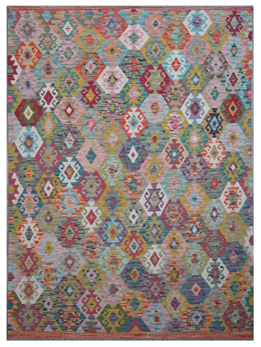 Tappeto Afgano Kilim Afghan 246x178 246x178, Tappeto persiano Tessuto a mano