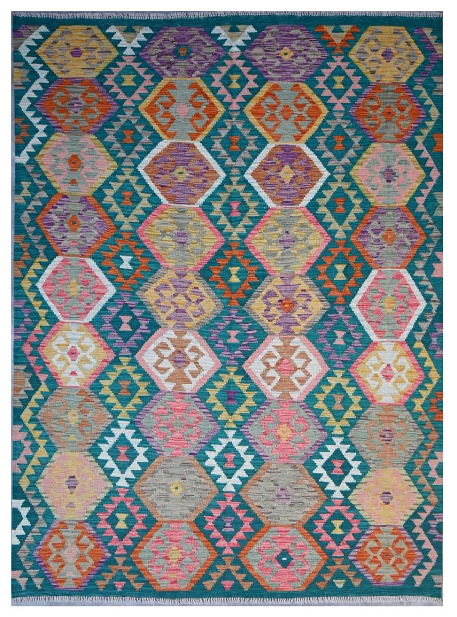 Afghan rug Kilim Afghan 8'6"x6'0" 8'6"x6'0", Persian Rug Woven by hand