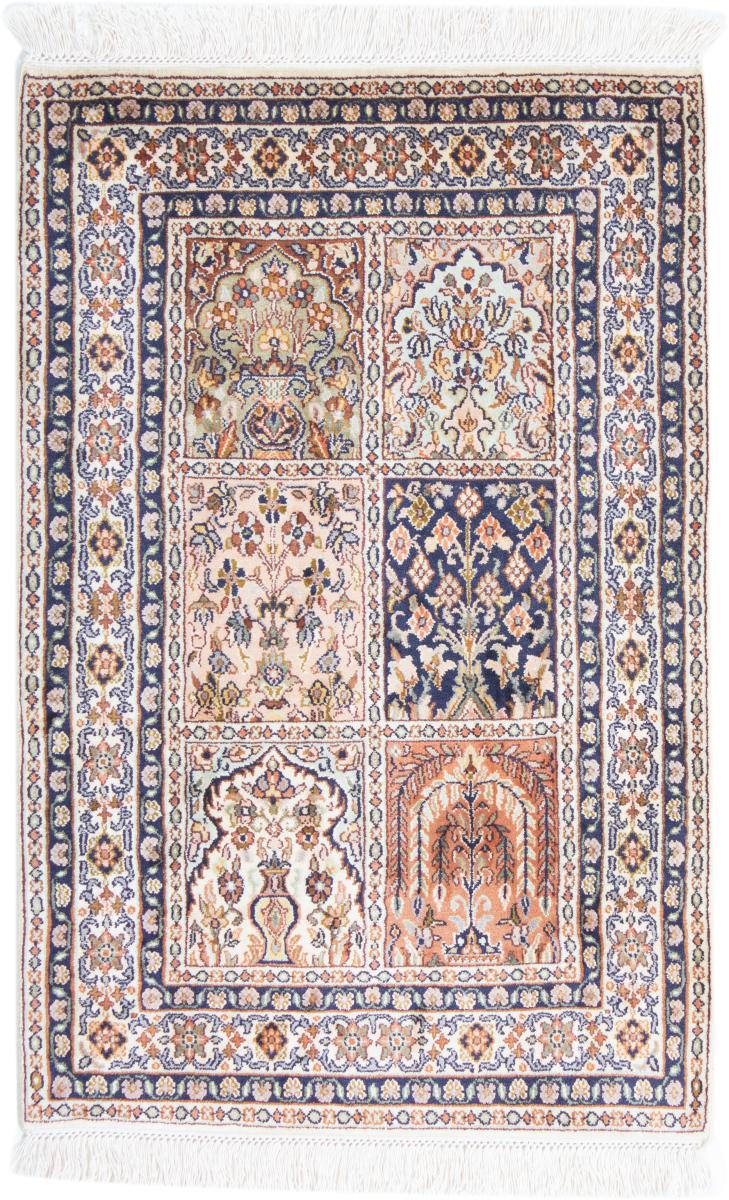 Tappeto indiano Cachemire di Seta 95x61 95x61, Tappeto persiano Annodato a mano