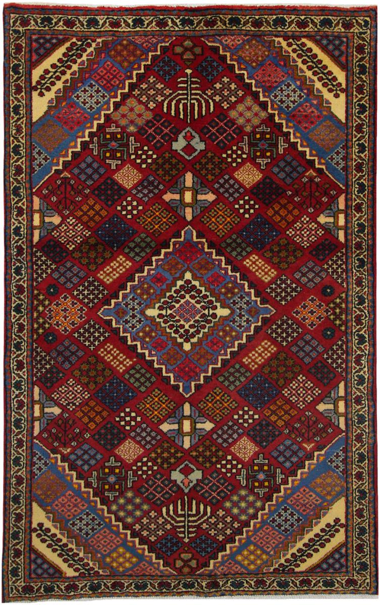 Persisk tæppe Hamadan 195x122 195x122, Persisk tæppe Knyttet i hånden