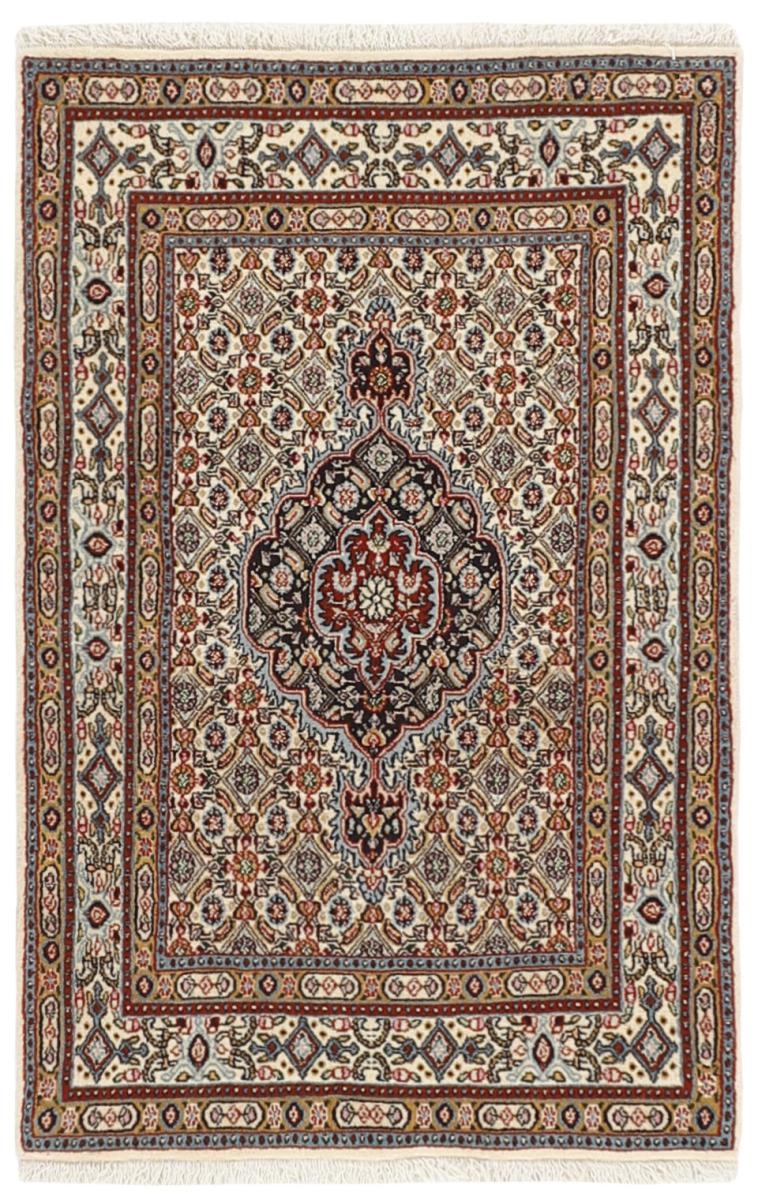 Persian Rug Moud Mahi 3'11"x2'6" 3'11"x2'6", Persian Rug Knotted by hand