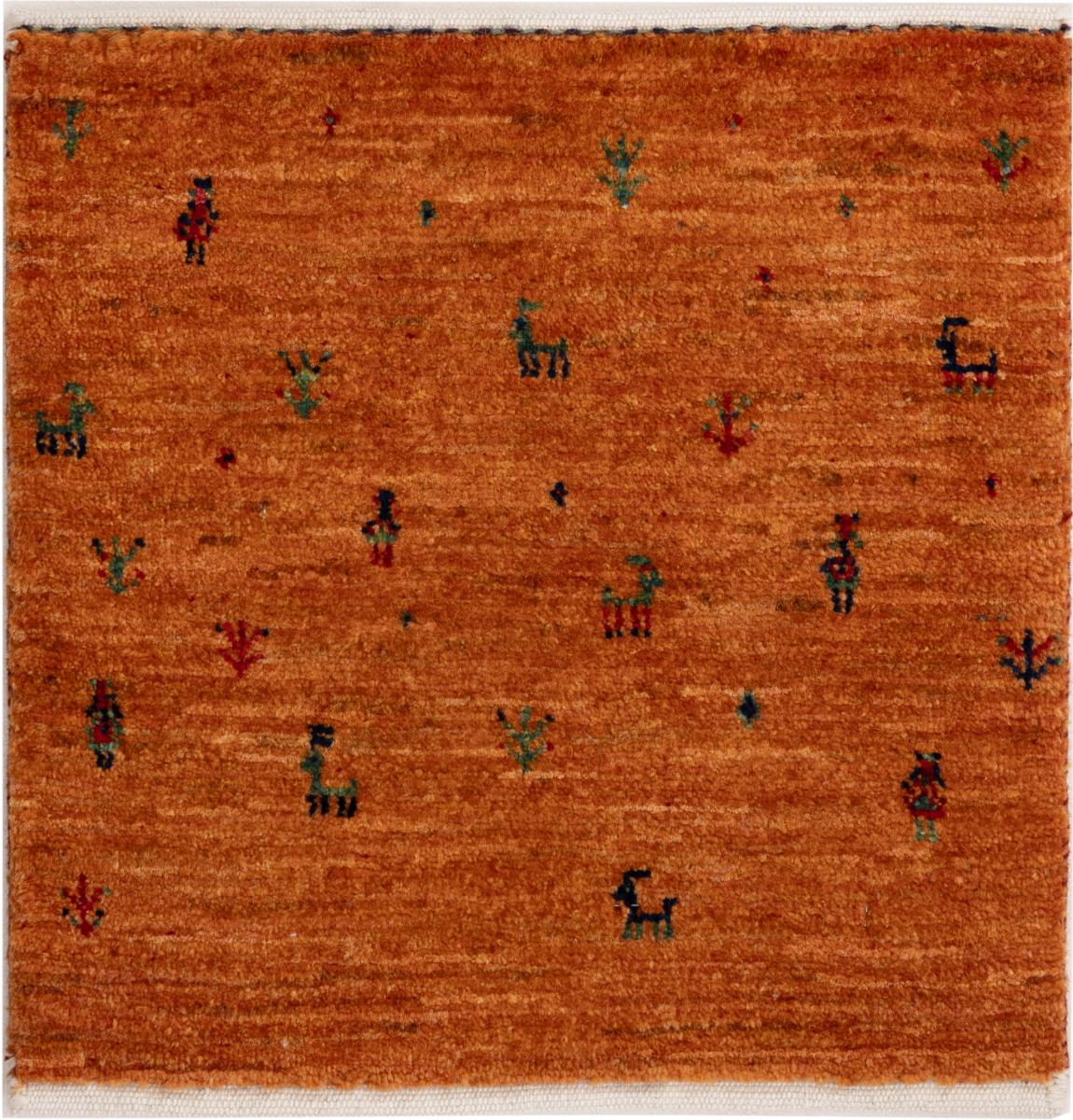 Persisk tæppe Persisk Gabbeh Loribaft Nowbaft 41x39 41x39, Persisk tæppe Knyttet i hånden