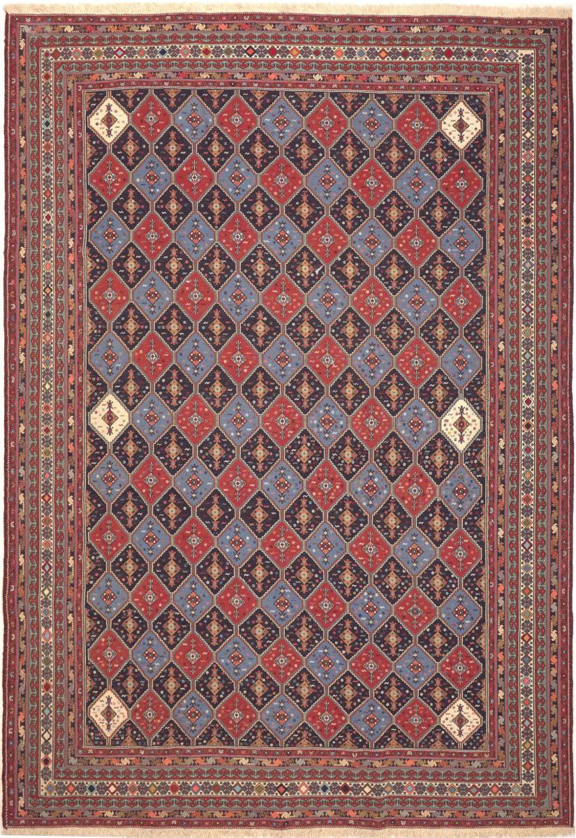 Tapete persa Kilim Fars 291x202 291x202, Tapete persa Tecido à mão