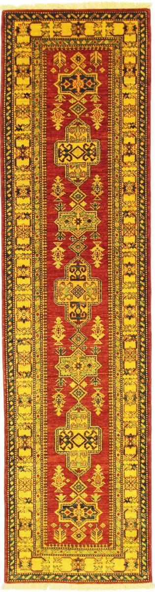 Afghan rug Super Kazak 309x78 309x78, Persian Rug Knotted by hand