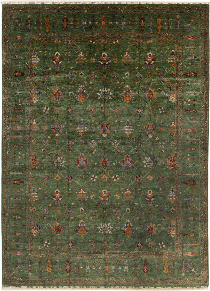 Tapis afghan Arijana Klassik 411x306 411x306, Tapis persan Noué à la main