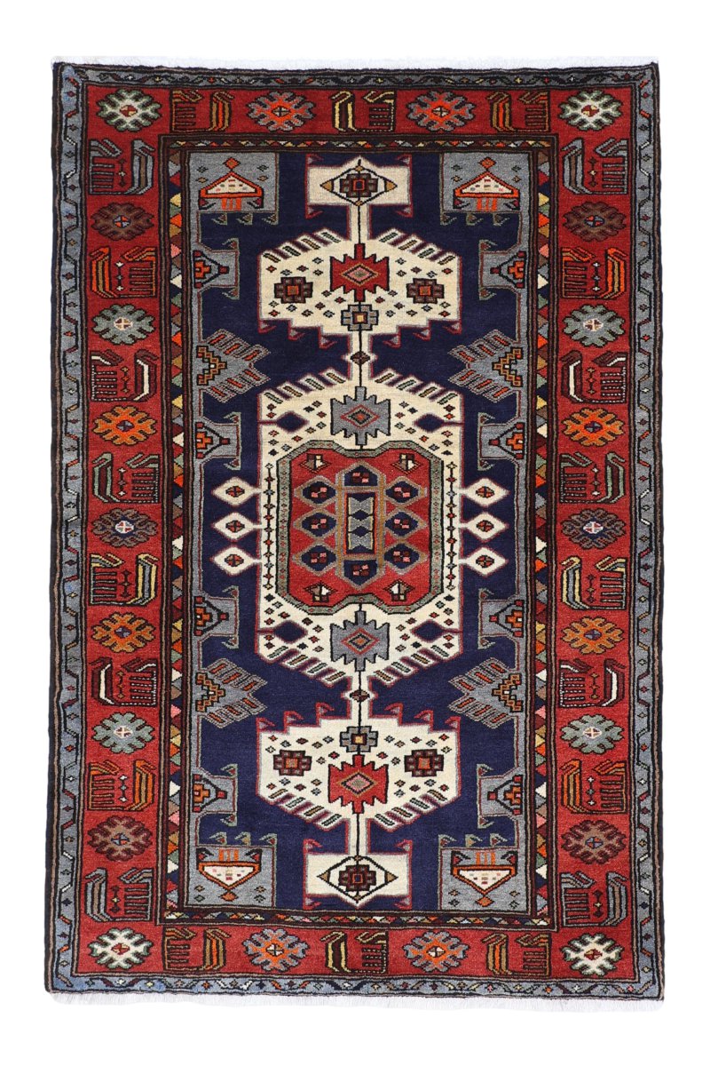Persian rug Khamseh 6'8"x4'6" 6'8"x4'6", Persian rug Hand-knotted