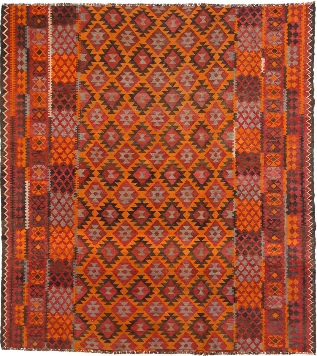 Tapete afegão Kilim Afegão Antigo 294x269 294x269, Tapete persa Tecido à mão