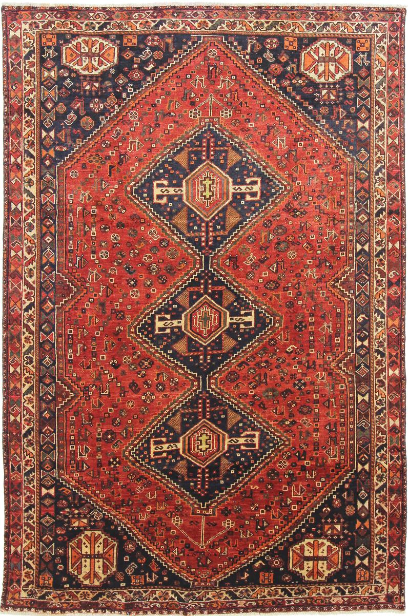 Persisk tæppe Ghashghai 299x199 299x199, Persisk tæppe Knyttet i hånden