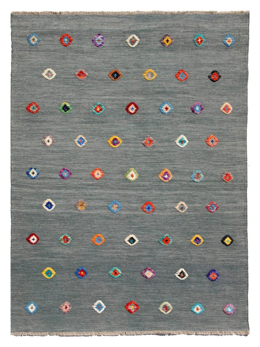 Alfombra afgana Kilim Afghan Nimbaft Edition 197x151 197x151, Alfombra persa Tejido a mano